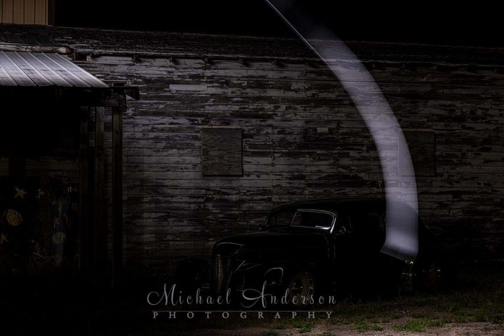 Light Painting a 1940 Chevy 2 Door Sedan