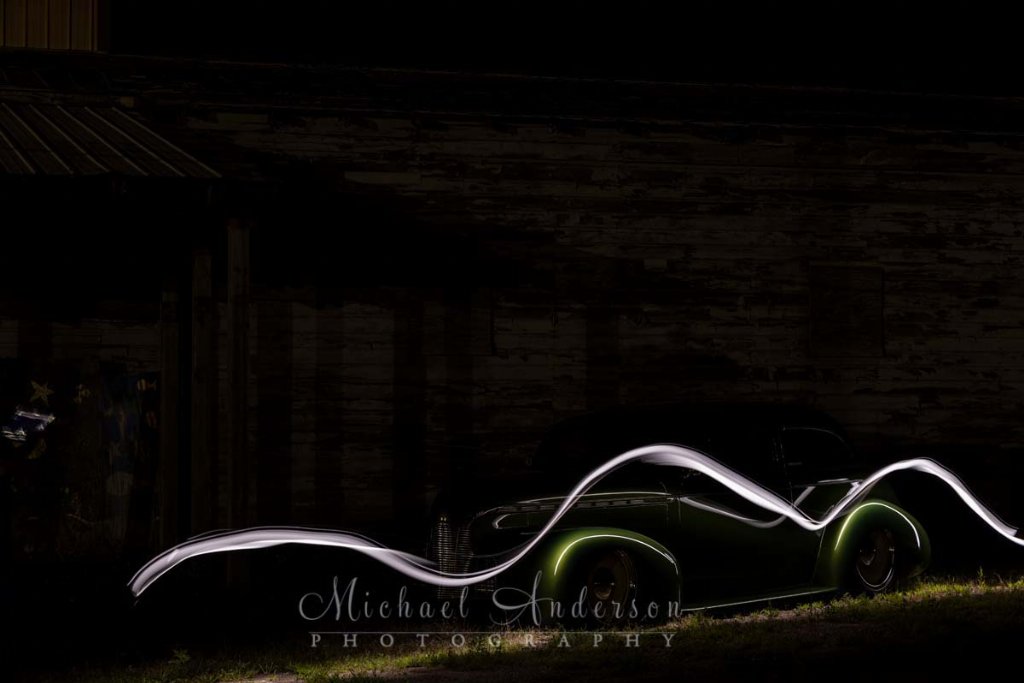 Light Painting a 1940 Chevy 2 Door Sedan