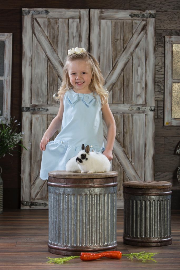 Easter Portraits With Real Bunnies