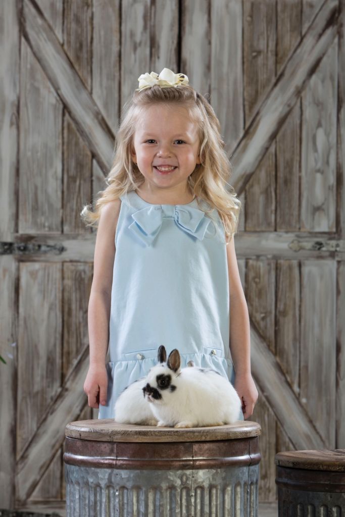 Easter Portraits With Real Bunnies