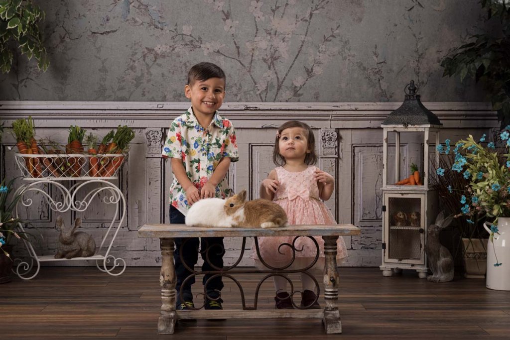 Aeneas & Ophelia's 2023 Easter Portraits