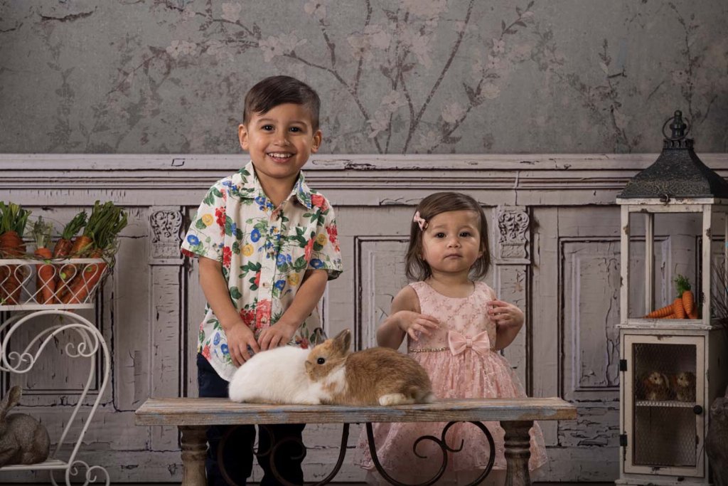 Aeneas & Ophelia's 2023 Easter Portraits