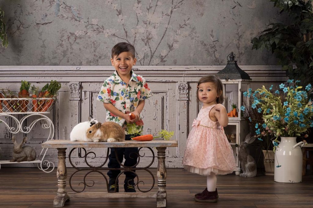 Aeneas & Ophelia's 2023 Easter Portraits