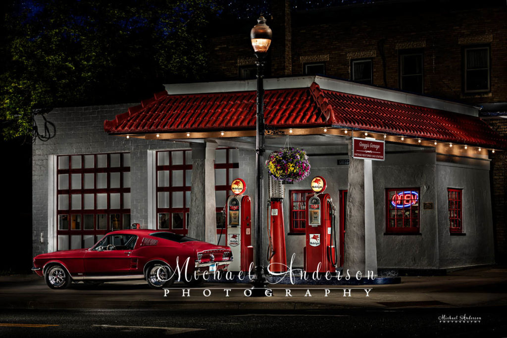 Light Painting a 1967 Mustang