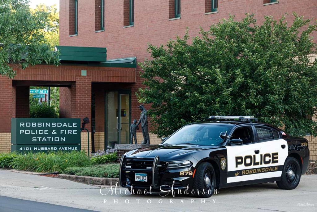 Light Painting  a Dodge Charger Police Interceptor