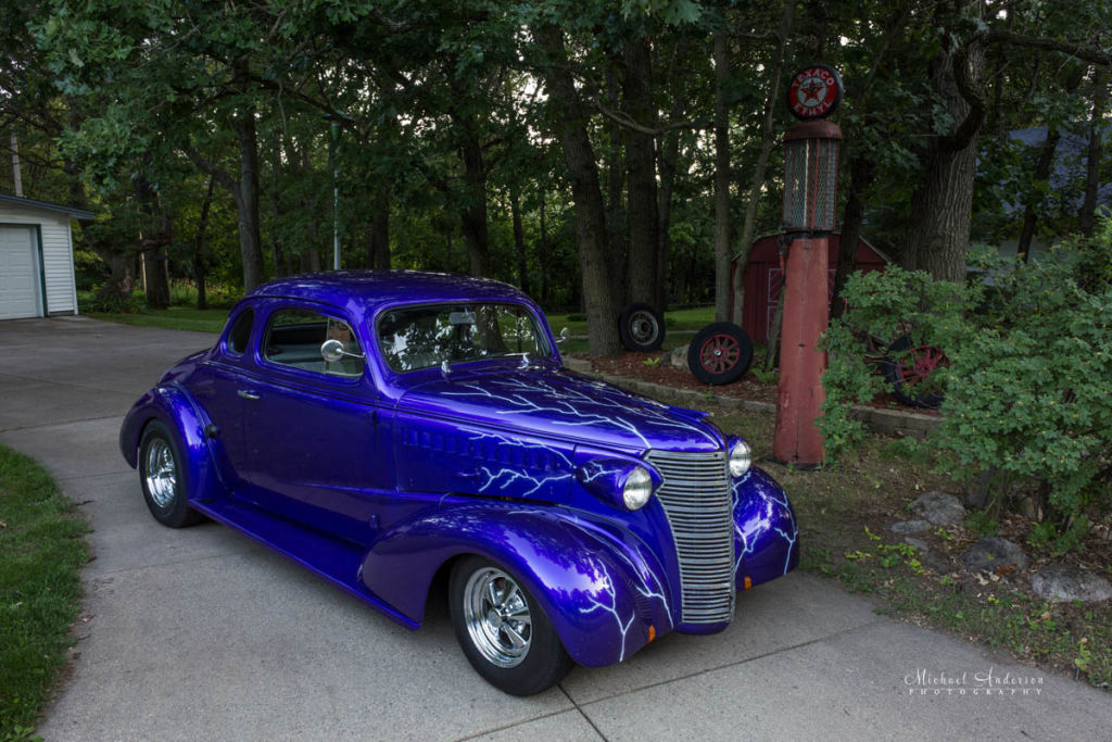 Light Painting a 1938 Chevy Coupe