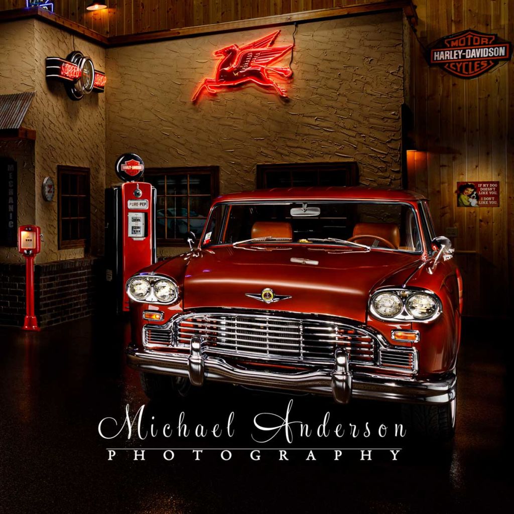 A Cool Five-Car Light Painting in a Garage Condo