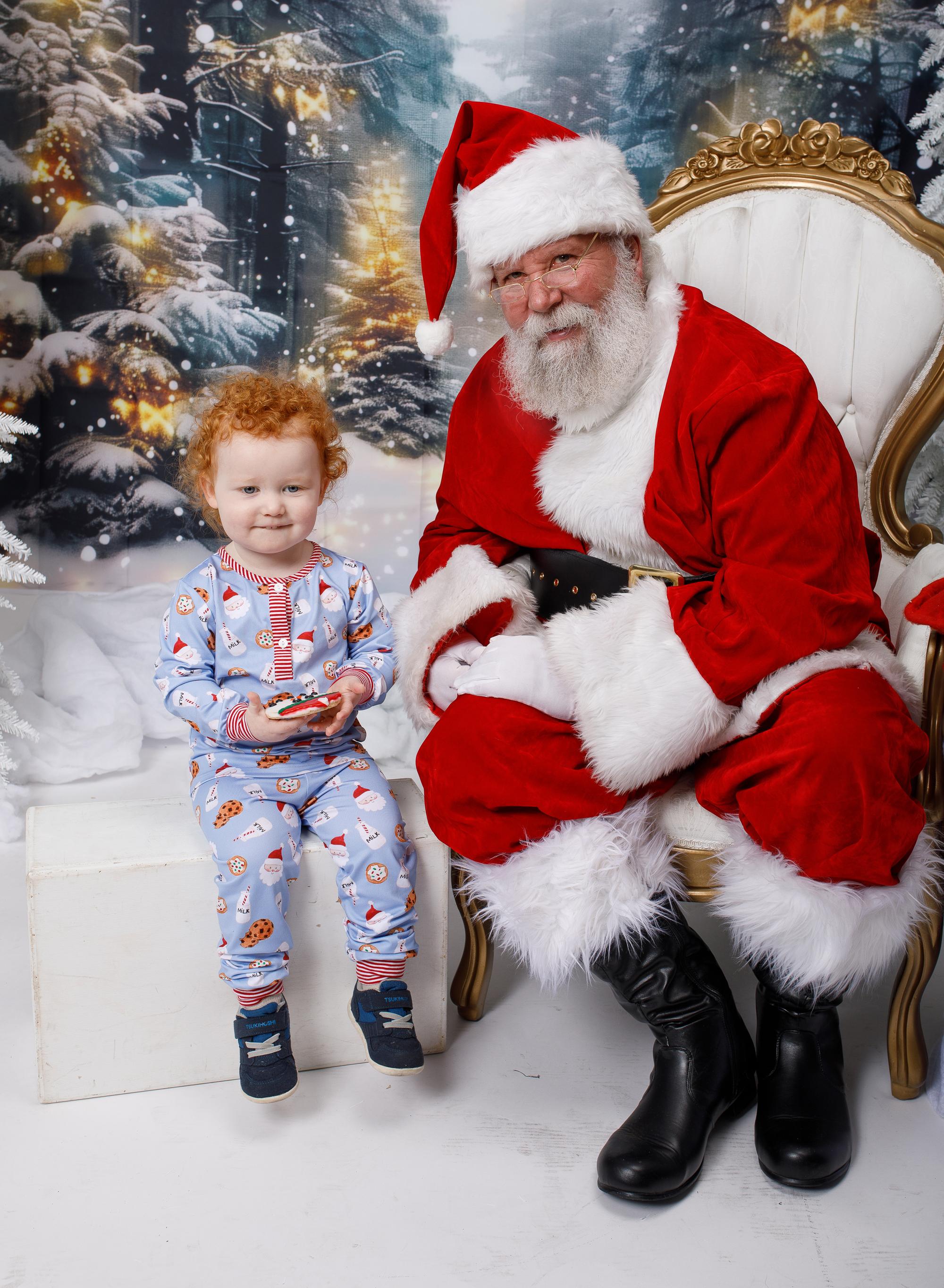 Walker and Santa